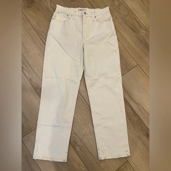 NWT Madewell straight in vintage 
Crème colored 
Size 29 - Picture 2 of 7